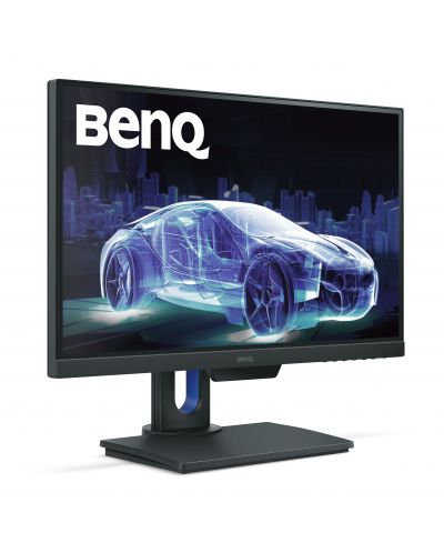 BenQ PD2500Q, 25" Wide IPS LED, 4ms GTG, 1000:1, 350 cd/m2, 2560x1440 2K QHD, 100% sRGB, HDMI, DP, USB Hub, Speakers, Height Adjustment, Swivel, Pivot, Gray - 4