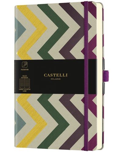 Бележник Castelli Oro - Frets, 13 x 21 cm, линиран - 1