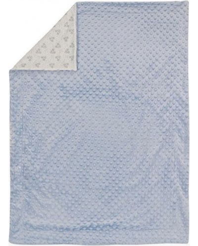 Бебешко релефно одеяло Interbaby - Mickey, синьо, 80 x 110 cm - 1