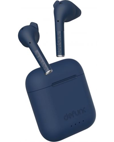Безжични слушалки Defunc - TRUE TALK, TWS, сини - 1