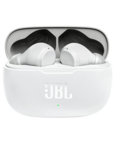 Безжични слушалки JBL - Wave 200TWS, бели - 6