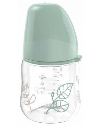 Бебешко шише NIP Green - Cherry, Flow S, Boy, 0 м+, 150 ml, зелено - 1