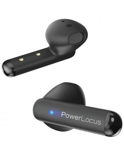 Безжични слушалки PowerLocus - PLX1, TWS, черни - 4