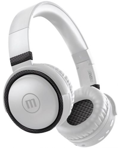 Безжични слушалки с микрофон Maxell - BTB52, бели - 1