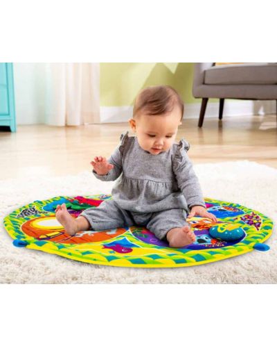 Бебешко килимче за игра Lamaze - Градина, завърти и открий - 3