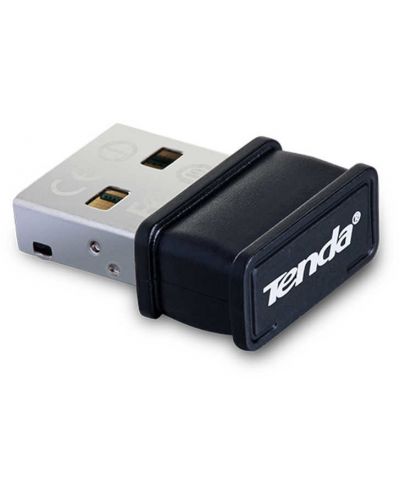 Безжичен USB адаптер Tenda - W311MI, 150Mbps, черен - 1