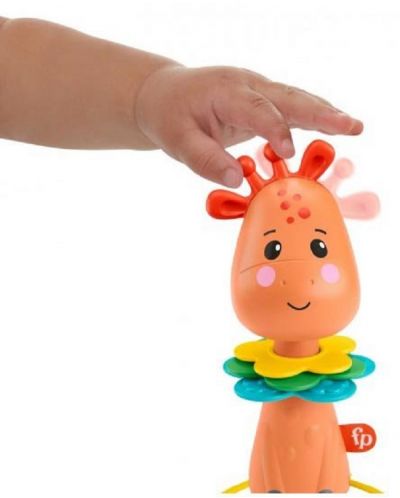 Бебешка играчка с активности Fisher Price - Веселото жирафче - 3