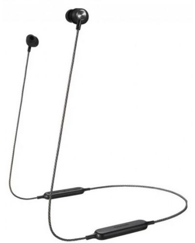 Безжични слушалки с микрофон Panasonic - RP-HTX20BE-K, черни - 1