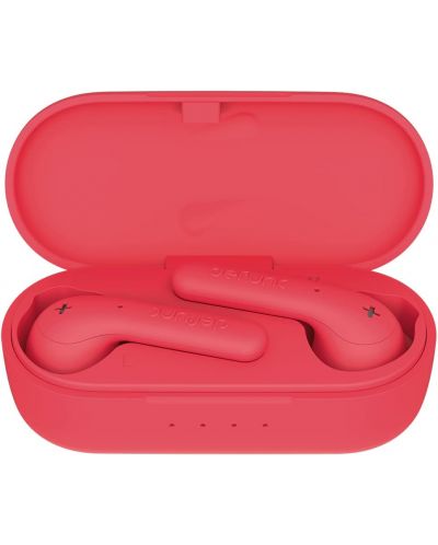 Безжични слушалки Defunc - True Basic, TWS, червени - 4