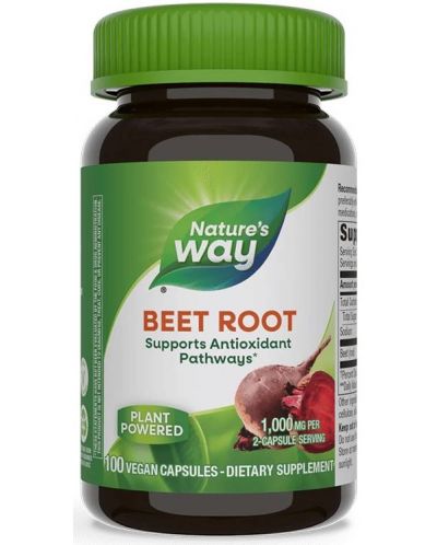 Beet Root, 100 капсули, Nature's Way - 1