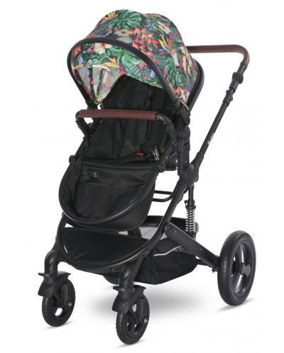 Бебешка количка с твърд кош Lorelli - Boston, Tropical Flowers - 6