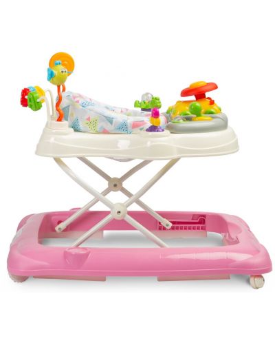 Бебешка проходилка Caretero Toyz - Stepp, Pink  - 4