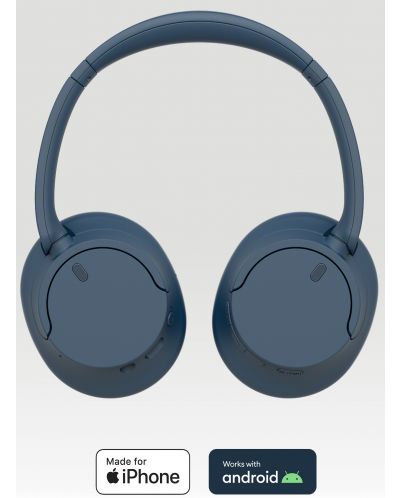 Безжични слушалки Sony - WH-CH720, ANC, сини - 3