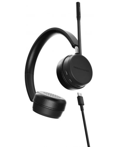 Безжични слушалки с микрофон Energy Sistem - Office 6, черни - 4