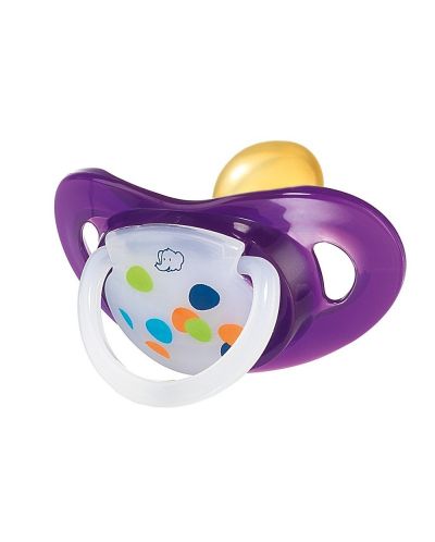 Каучукови залъгалки Bebe Confort Premium Dental Safe - 12+ месеца, лилави