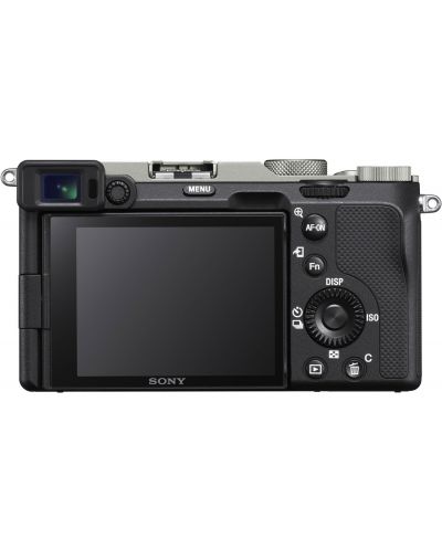 Безогледален фотоапарат Sony - Alpha 7C, FE 28-60mm, Silver - 5