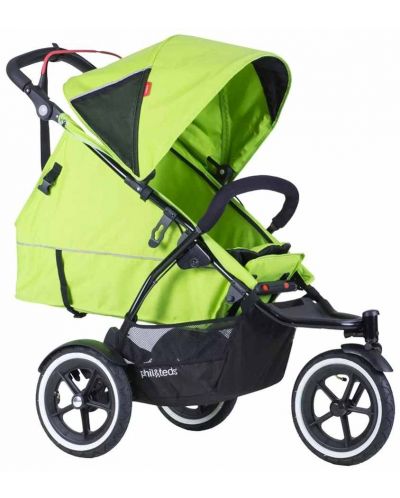 Бебешка количка за едно или породени деца Phil & Teds - Sport V5, Зелена - 4