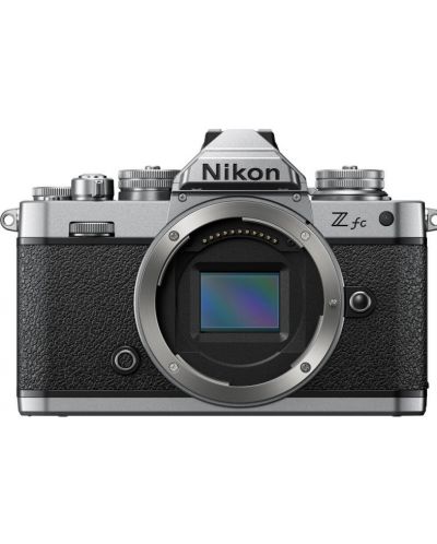 Безогледален фотоапарат Nikon - Z fc, 28mm, /f2.8 Silver - 2