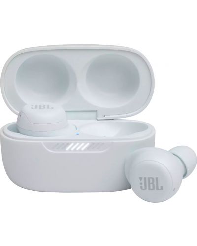 Безжични слушалки с микрофон JBL - Live Free NC+, ANC, TWS, бели - 1