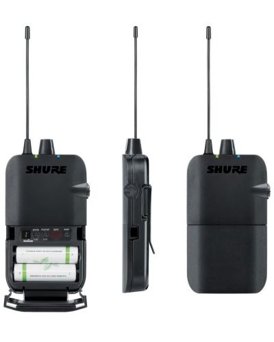 Безжичен приемник Shure - P3R-H8E, черен - 3
