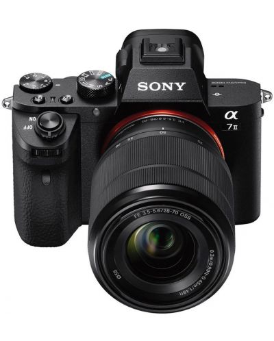 Безогледален фотоапарат Sony - Alpha A7 II, FE 28-70mm OSS, Black - 3