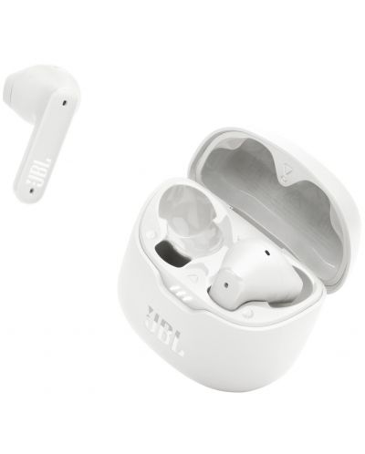 Безжични слушалки JBL - Tune Flex, TWS, ANC, бели - 2