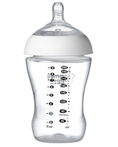 Бебешко шише Tommee Tippee Ultra - 260 ml, с биберон 1 капка - 2