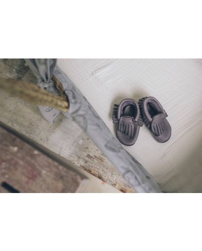 Бебешки обувки Baobaby - Moccasins, grey, размер XS - 3