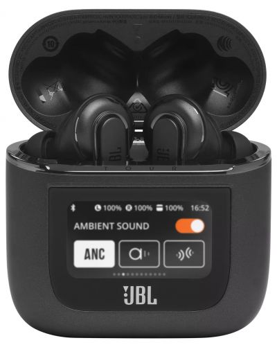 Безжични слушалки JBL - Tour Pro 2, TWS, ANC, черни - 7