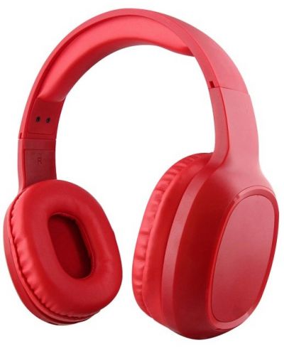Безжични слушалки с микрофон T'nB - Hashtag, червени - 1