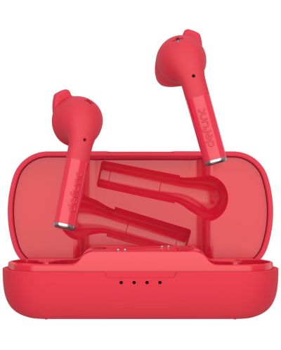 Безжични слушалки Defunc - TRUE PLUS, TWS, червени - 3