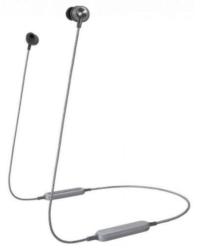 Безжични слушалки с микрофон Panasonic - RP-HTX20BE-H,  сиви - 1