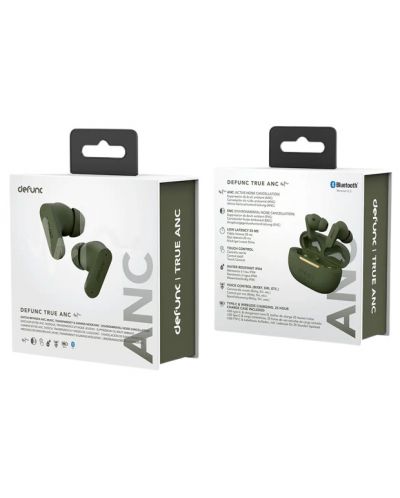 Безжични слушалки Defunc - TRUE ANC, TWS, зелени - 4
