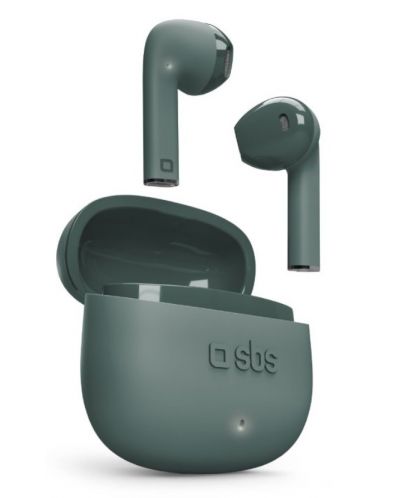 Безжични слушалки SBS - One Color, TWS, зелени - 1