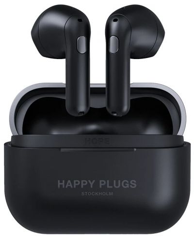 Безжични слушалки Happy Plugs - Hope, TWS, черни - 1