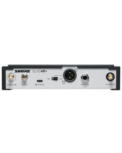 Безжична микрофонна система Shure - GLXD124R+/85/SM58, черна - 5