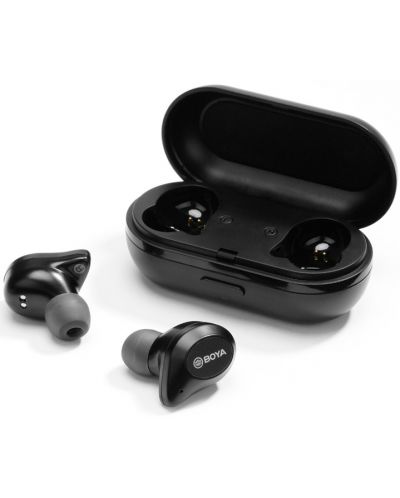 Безжични слушалки Boya - BY-AP1-B, TWS, черни - 2