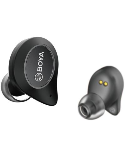 Безжични слушалки Boya - BY-AP1-B, TWS, черни - 5
