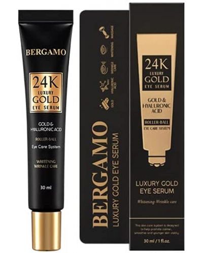 Bergamo 24K Gold Околоочен серум Luxury, 30 ml - 1