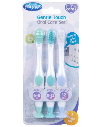Бебешки комплект грижа за уста Playgro - Gentle Touch - 2