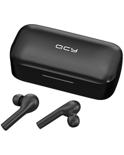 Безжични слушалки QCY - T5, TWS, черни - 3