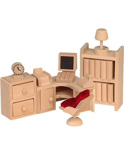 Комплект мини мебели от дърво Beluga - Кабинет - 1