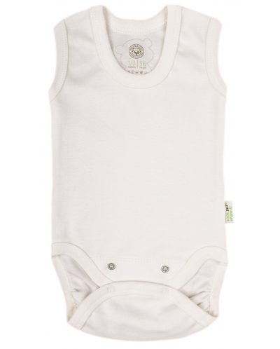 Бебешко боди потник Bio Baby - Органичен памук, 74 cm, 6-9 месеца - 1
