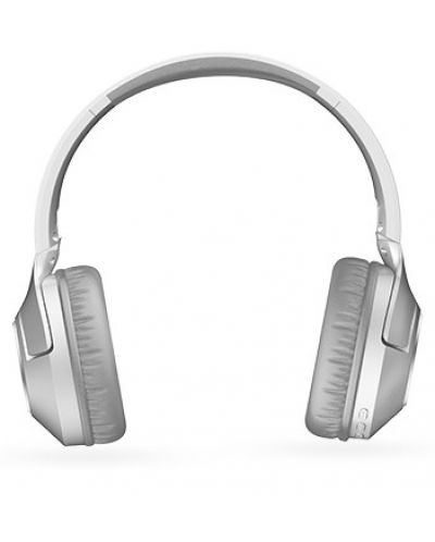 Безжични слушалки с микрофон A4tech - BH300, бели/сиви - 3