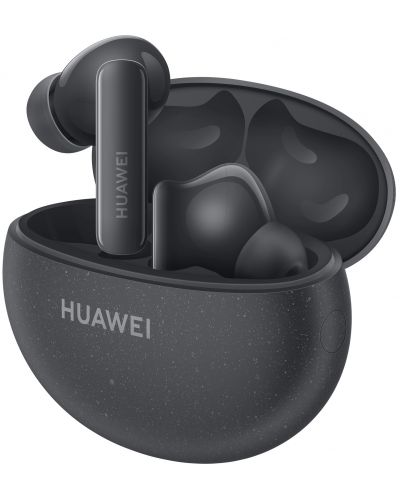 Безжични слушалки Huawei - FreeBuds 5i, TWS, ANC, Nebula Black - 3