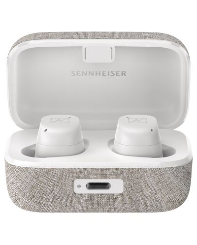 Безжични слушалки Sennheiser - Momentum True Wireless 3, бели - 1