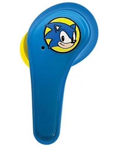 Детски слушалки OTL Technologies - SEGA Sonic, TWS, сини/жълти - 2