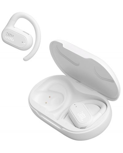 Безжични слушалки JBL - Soundgear Sense, TWS, бели - 9