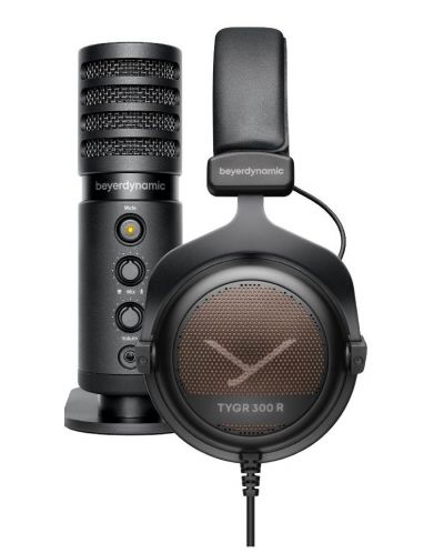 Комплект слушалки и микрофон Beyerdynamic - Team TYGR, черен - 1