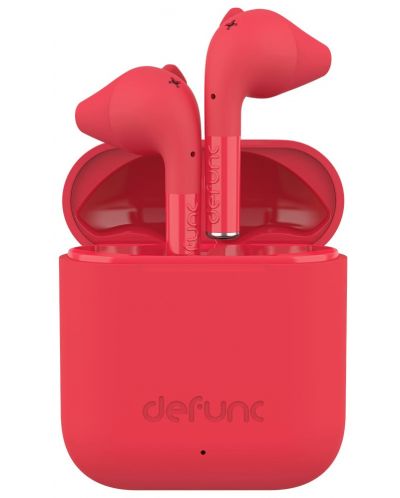 Безжични слушалки Defunc - TRUE GO Slim, TWS, червени - 3
